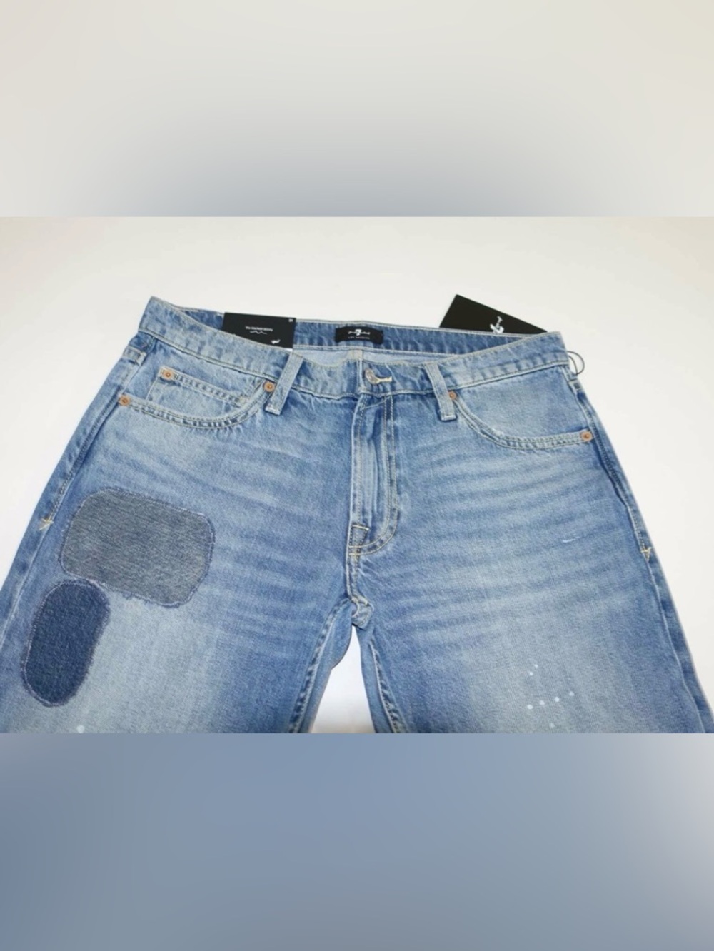 7 For All Mankind Men's The Stacked Skinny Jeans - Picture 3 of 8